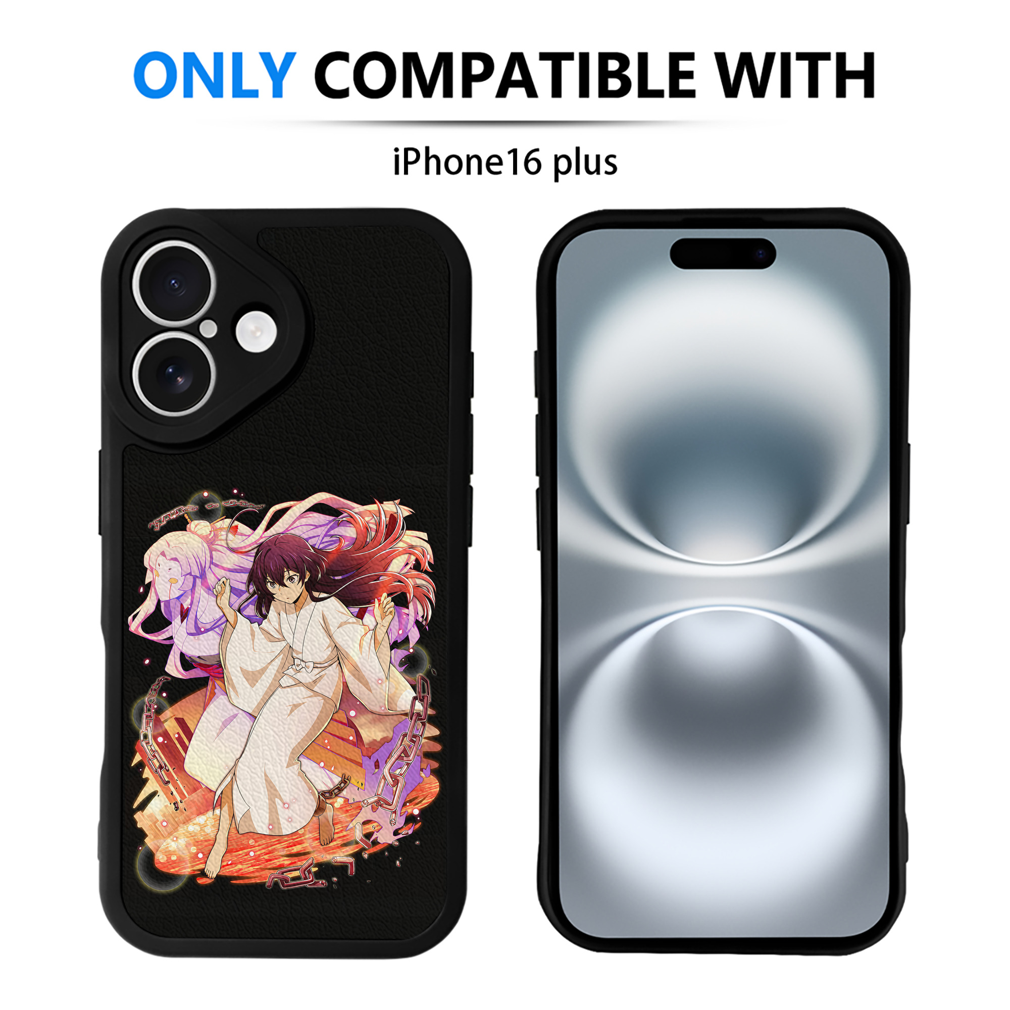 （画像用） 文豪ストレイドッグス Bungo Stray Dogs 【iPhone 16シリーズ対応】シリコンスマホケース（レザー調） 材質：シリコン